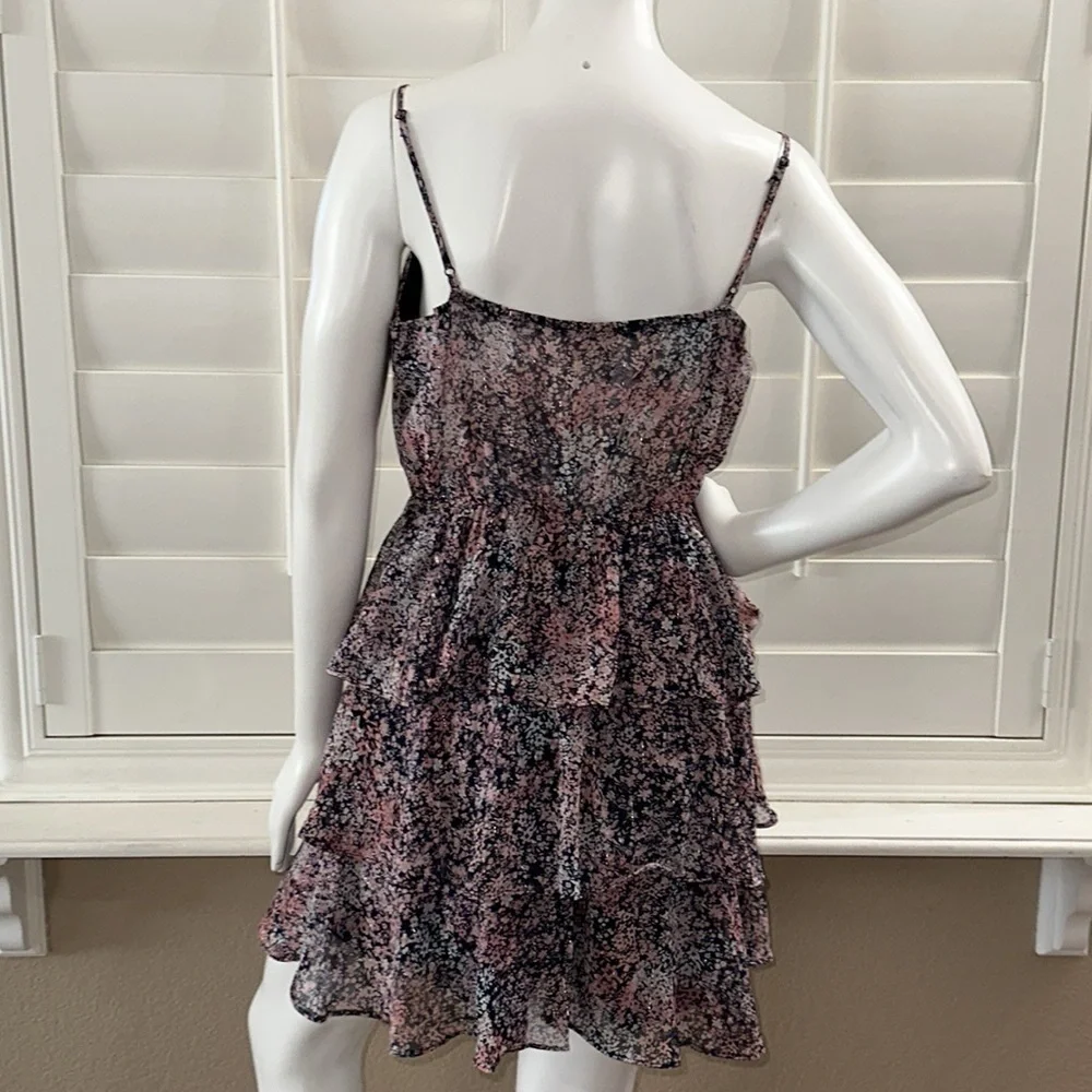 ROW A Tiered V-Neck Dress